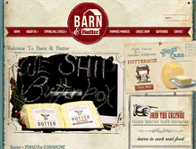 Tablet Screenshot of barnandbutter.com